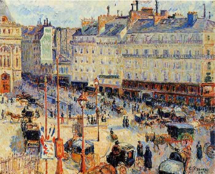 Camille Pissarro Place du Havre, Paris